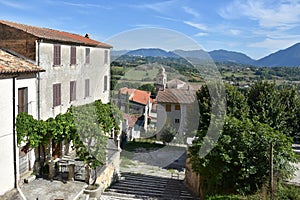 The tourist town of Alvito in the province of Frosinone. photo