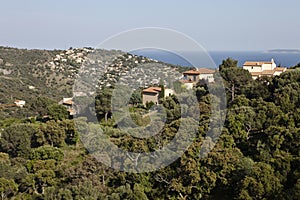 Panoramic view of Mediteranean Sea