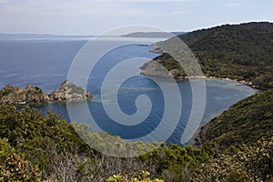 Panoramic view of Mediteranean Sea photo