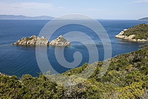 Panoramic view of Mediteranean Sea photo