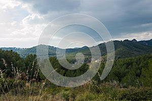 Panoramic view of mediterranean enviroment