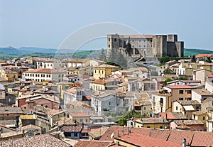 Panoramic view of Melfi. Basilicata. Italy.