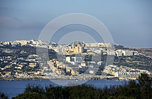 Panoramic view of Melieha, Malta