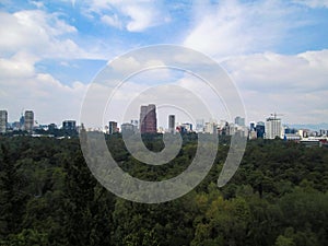 Panoramic view of Mexico City photo