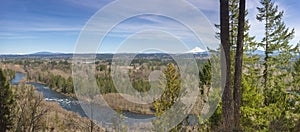 Panoramic view from Milo McVier state park Oregon photo