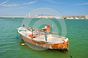 Panoramic view of Molfetta. Puglia. Italy.