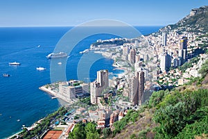 Panoramic view of Monaco