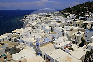Panoramic view from the Monastery of Panagia Spiliani on Nisyros Island