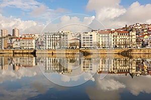 Panoramic view and Mondego river. Coimbra. Portugal