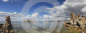 Panoramic view of Mono Lake, California