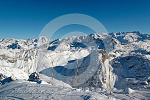 Panoramic view from Mont Vallon, 3 Valleys, France