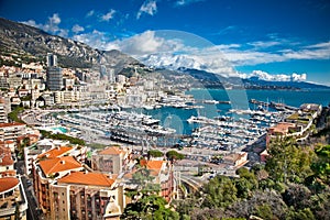 Panoramic view of Monte Carlo.