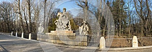 Panoramic view of monument of king Sobieski