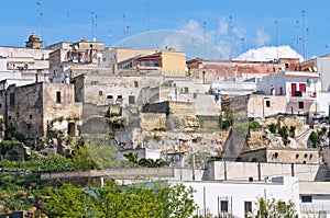 Panoramic view of Mottola. Puglia. Italy.