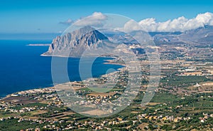 Panoramico da collegare un costa Provincia da Sicilia 