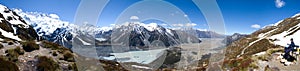 Panoramic view of Mount Cook