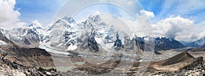 Panoramic view of Mount Everest