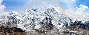 Panoramic view of Mount Everest