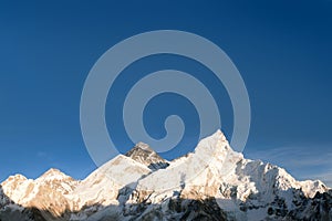 Panoramic view of Mount Everest from Kala Patthar