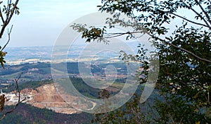 Panoramic view from the mountain Maljen
