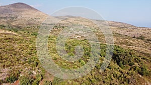 Panoramic view of mountains in Marina di Camerota