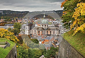 Panoramic view of Namur. Belgium