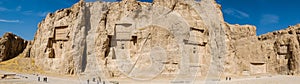 Panoramic view of the Naqsh-e Rustam, Iran