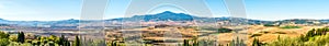 Panoramic view at the Nature in Valley d Orcia near Pienza - Italy