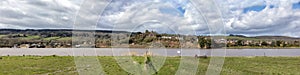 Panoramic view of Newnham on Severn, Gloucestershire, United Kingdom