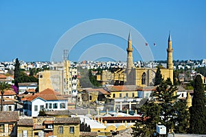 Panoramic view of Nicosia, Cyprus