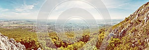 Panoramic view of the Nitra city from Zobor hill