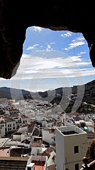Panoramic view-OJEN-MÃ¡laga-Andalusia-Spain-Europe