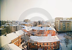 Panoramic view of an Old city