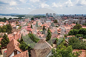 Panoramic view of Zemun Belgrade Serbia photo