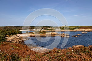 Panoramic View of Old Town, Scilly Islands