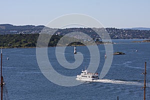 Panoramic View Of Oslo bay, Norway