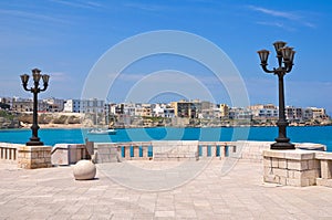 Panoramic view of Otranto. Puglia. Italy.