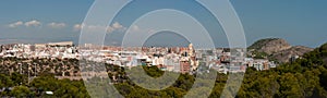 Panoramic view over Alicante, Spain