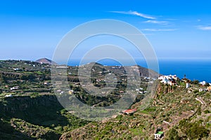 Panoramic View Over The Barranco De Moya photo