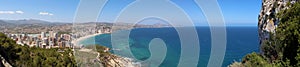 Panoramic view over Calp (Spain)