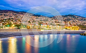 Panoramic view over Funchal â€“ Madeira island