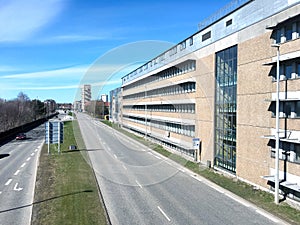 Panoramic view over Herning,Denmark