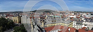 Panoramic view over Prague, Czech Republic