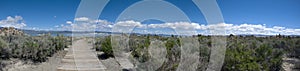 Panoramic view over South Tufa, Mono Lake - California