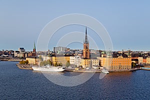 Panoramic view over Stockholm, Capital of Sweden