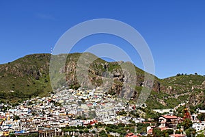 Panoramic view of Pachuca city, hidalgo, mexico I