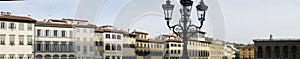 panoramic view of palace in firenze