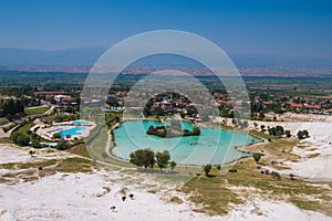 Famous Turkish Pammukale photo