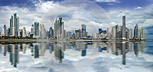 Panoramic view of Panama City Skyline