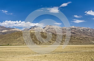 Panoramic view of Panamint Valley desert